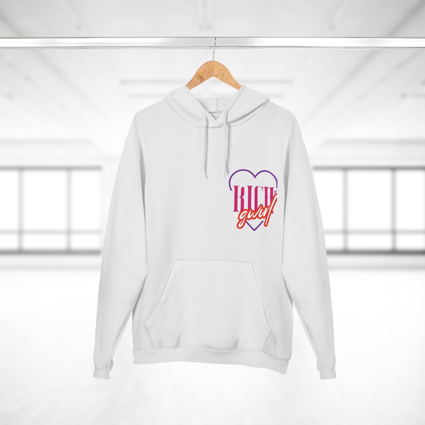 Rich Guy Unisex Pullover Hoodie - Trendy, Casual Comfort for Everyday Style