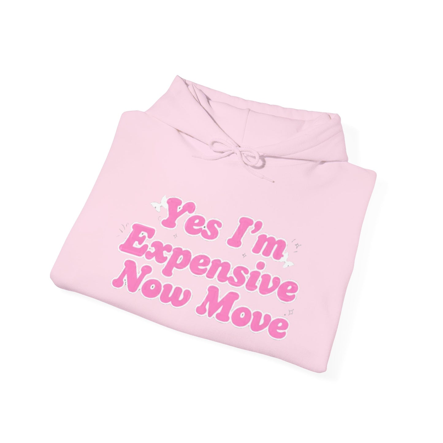 "Yes I’m Expensive Now Move" Pullover Hoodie