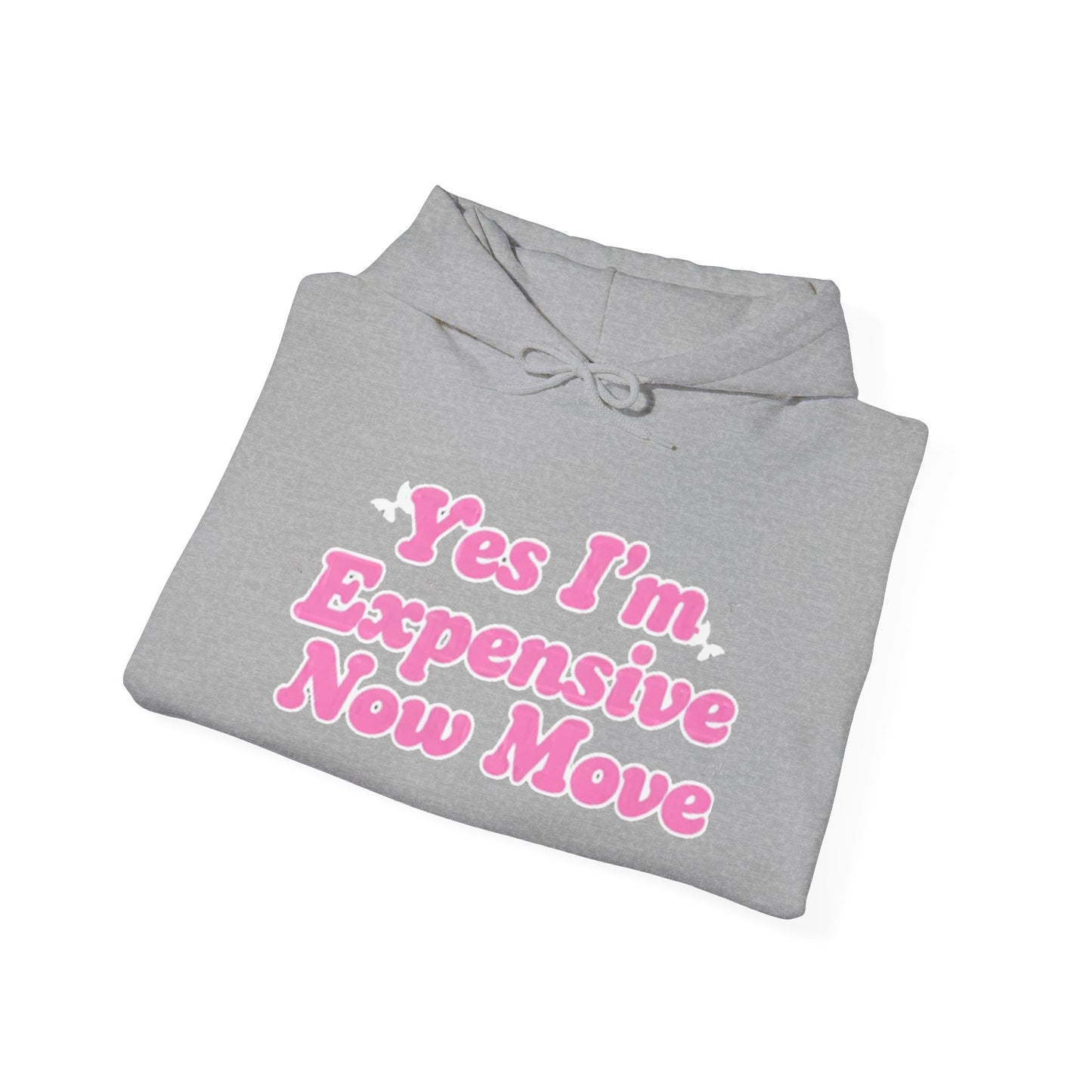 "Yes I’m Expensive Now Move" Pullover Hoodie