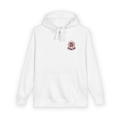 She Rich Core White Fleece Hoodie