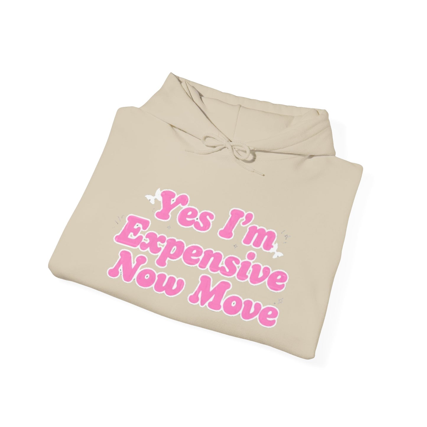 "Yes I’m Expensive Now Move" Pullover Hoodie