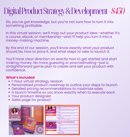 Digital Product, Strategy & Development  - $80 & Up