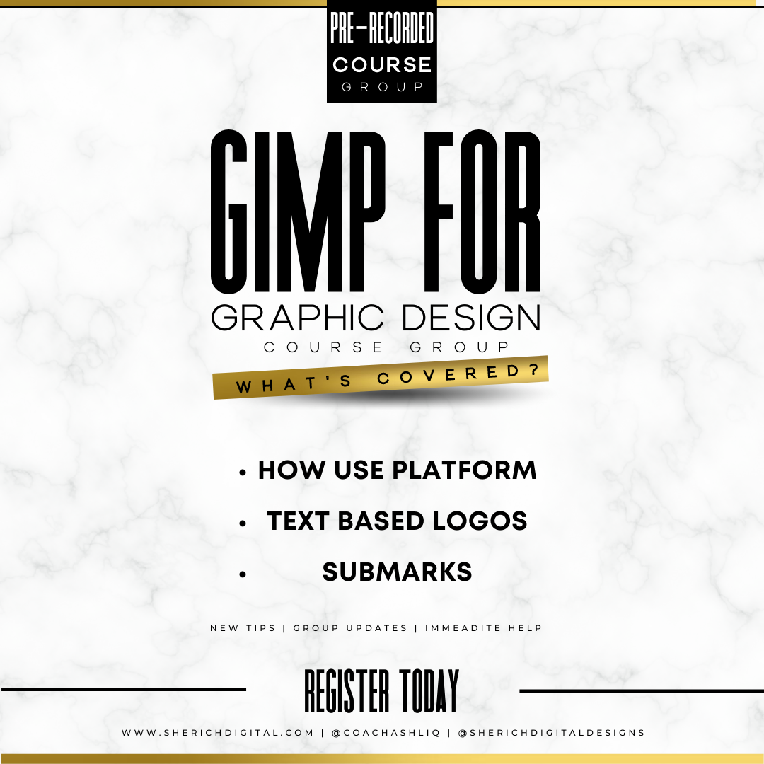 GIMP Course & Group - $9.99